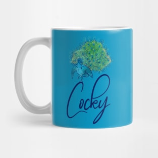 Cocky Peacock Mug